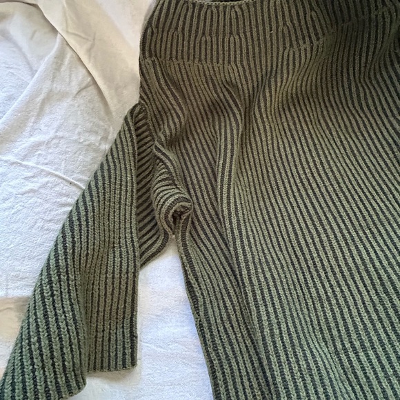 Free People Forest Green Cowl Neck Sweater - Picture 3 of 6